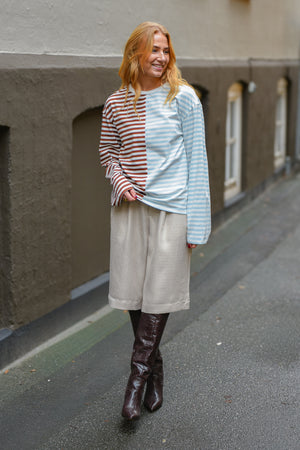 A-View Summer tee AV6679 Tee 150 Brown/Blue