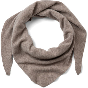 Merino knit scarf AV8238 - Light Brown
