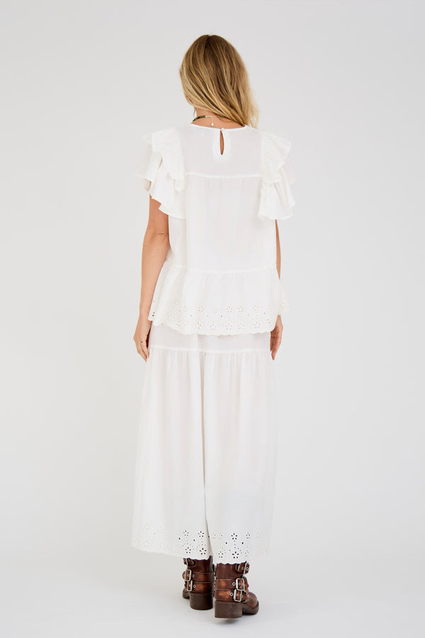 A-View Abby maxi skirt AV5049 Skirt 000 White