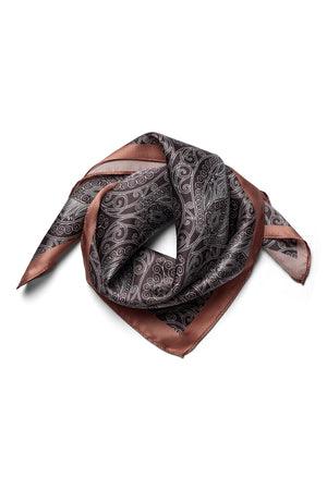 A-View Alia Silk Scarf Scarfs 215 Brown/Orange