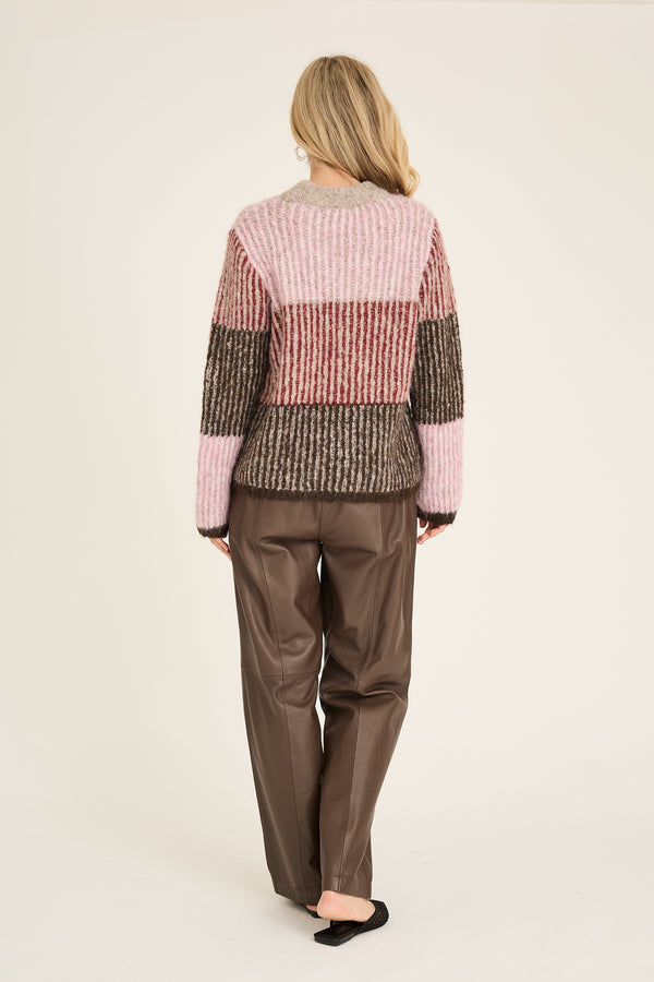 A-View Aliana knit pullover AV6096 Knit 255 rose/red