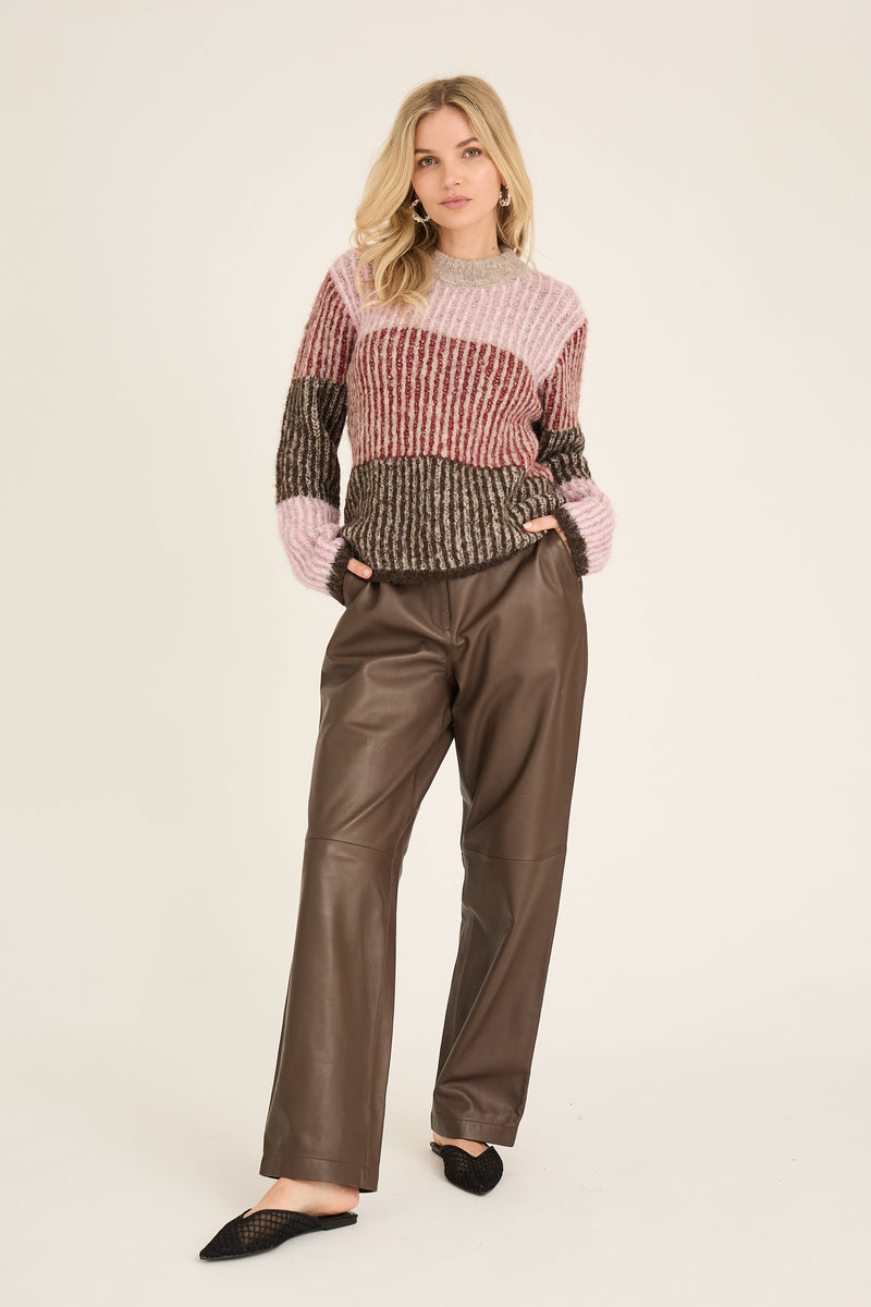 A-View Aliana knit pullover AV6096 Knit 255 rose/red