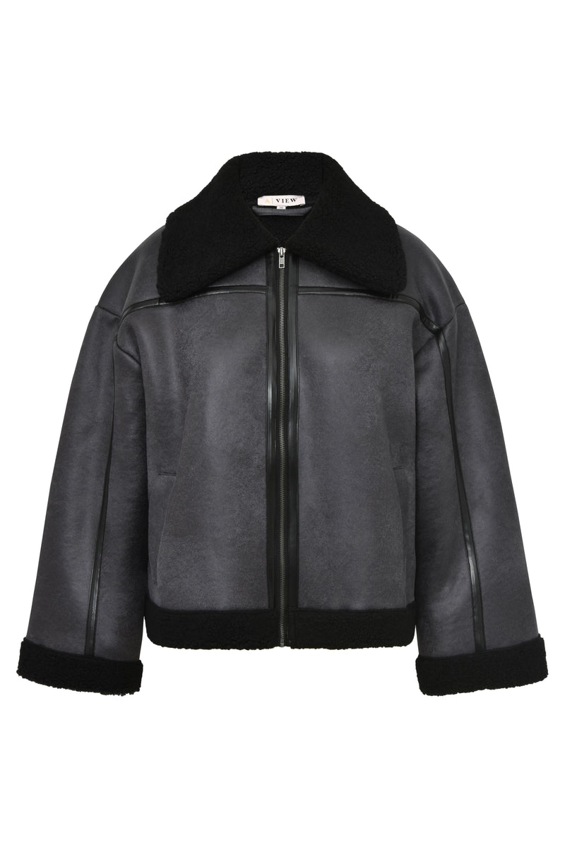 A-View Alise Coat AV4695 Jacket 049 black/grey