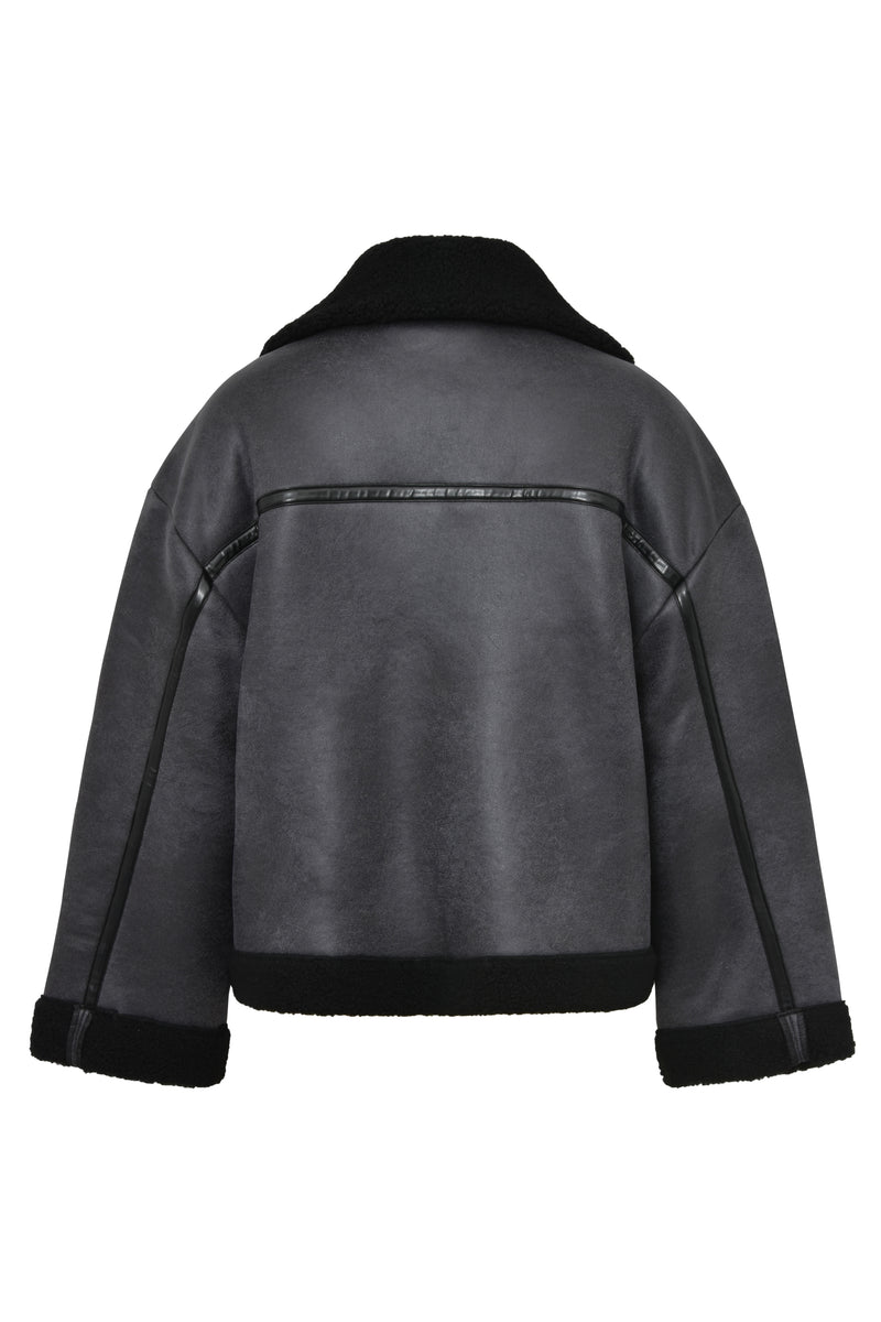 A-View Alise Coat AV4695 Jacket 049 black/grey