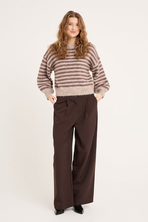 A-View Allium pants AV4977 Pants 194 Dark Brown