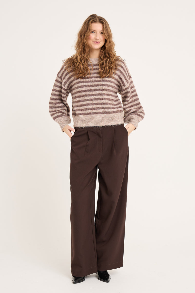 A-View Allium pants AV4977 Pants 194 Dark brown