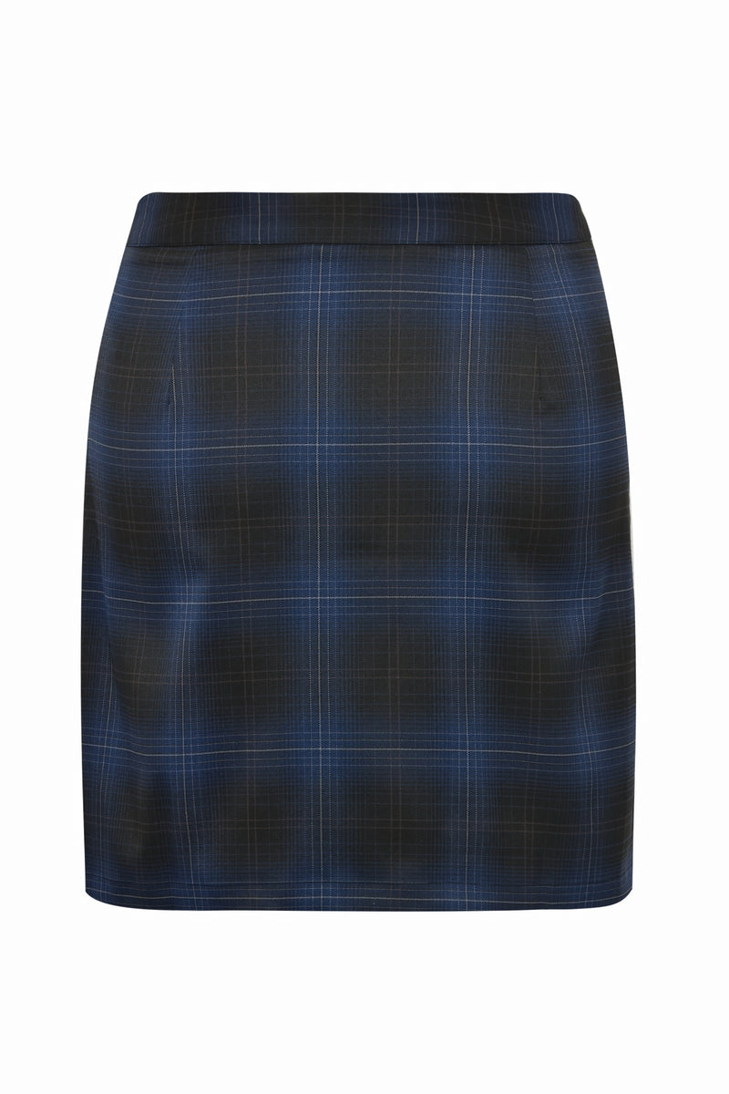 A-View Annali check skirt AV4688 Skirt 699 Navy