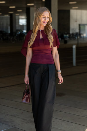 A-View Anneline Blouse Blouse 098 Merlot