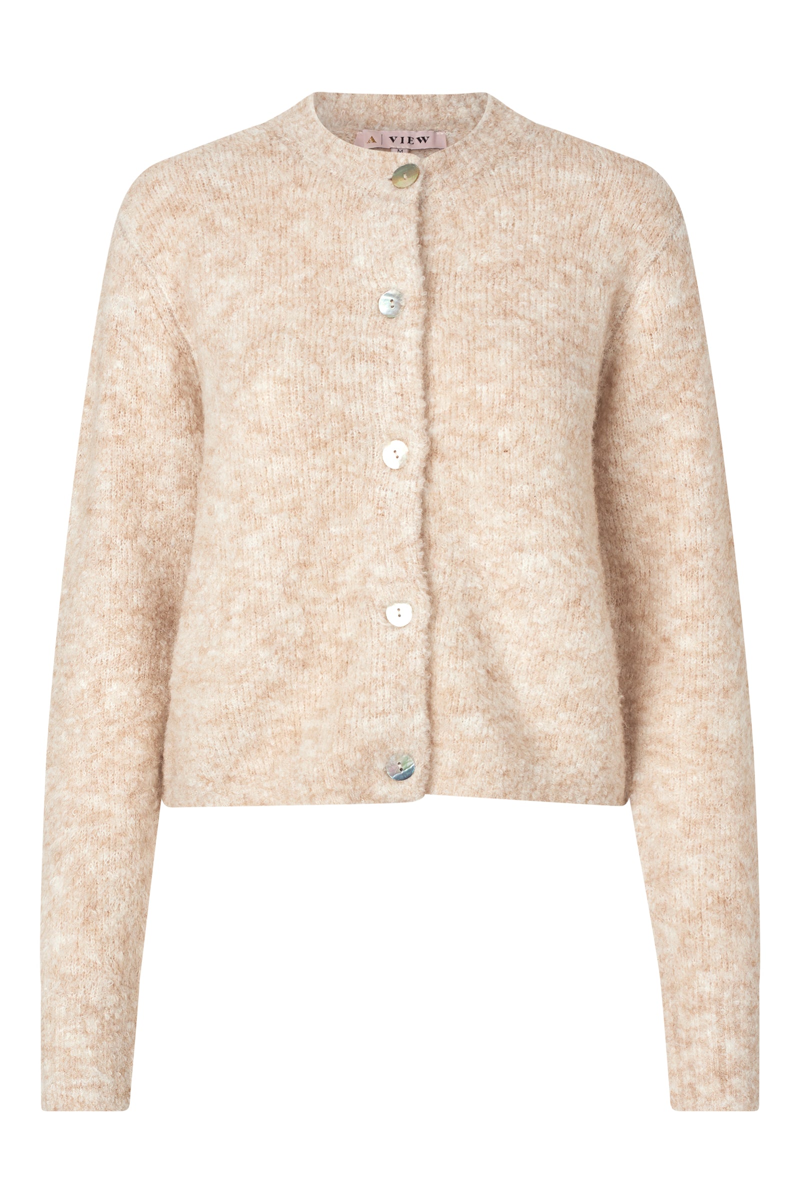 Audrey new knit cardigan AV4914 - Sand – A-VIEW