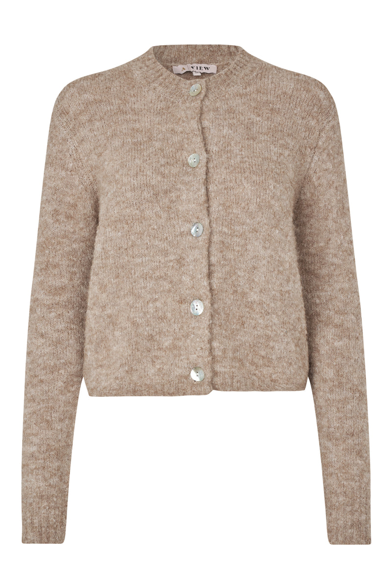 A-View Audrey new knit cardigan AV4914 Cardigan 118 Light Brown