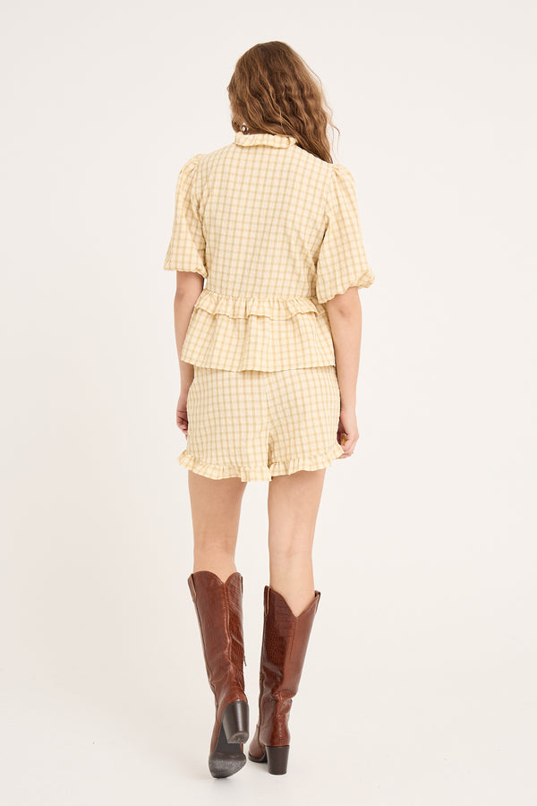 A-View Aulina blouse AV6070 Blouse 069 Pale yellow