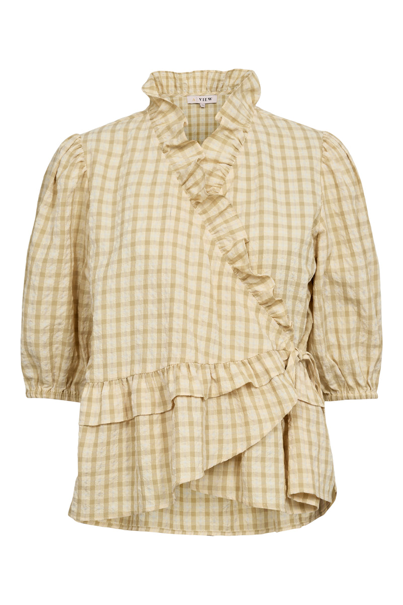 A-View Aulina blouse AV6070 Blouse 069 Pale yellow