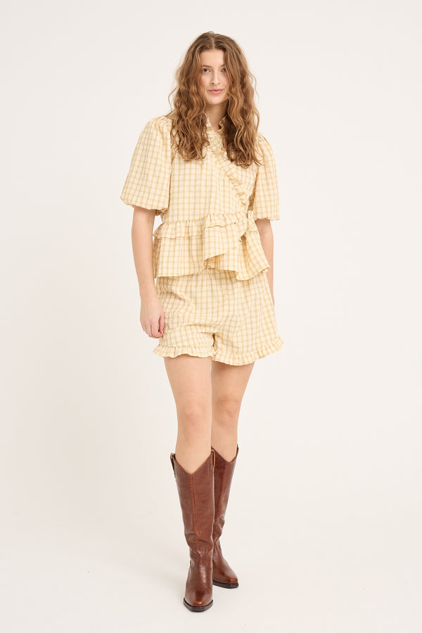 A-View Aulina blouse AV6070 Blouse 069 Pale yellow