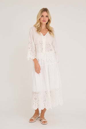 A-View Aviana blouse AV8142 Blouse 000 White