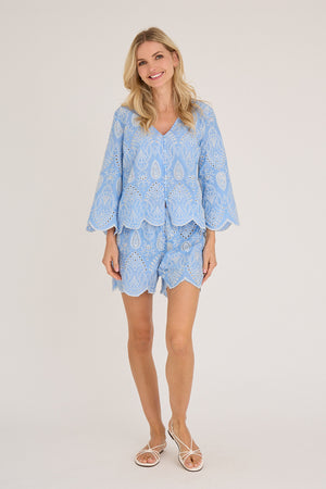 A-View Aviana blouse AV8142 Blouse 282 Light Blue