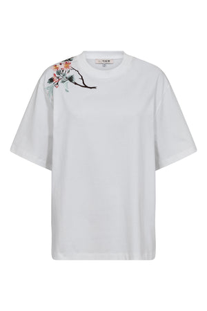 A-View Best Flower Tee AV7053 Tee 000 White