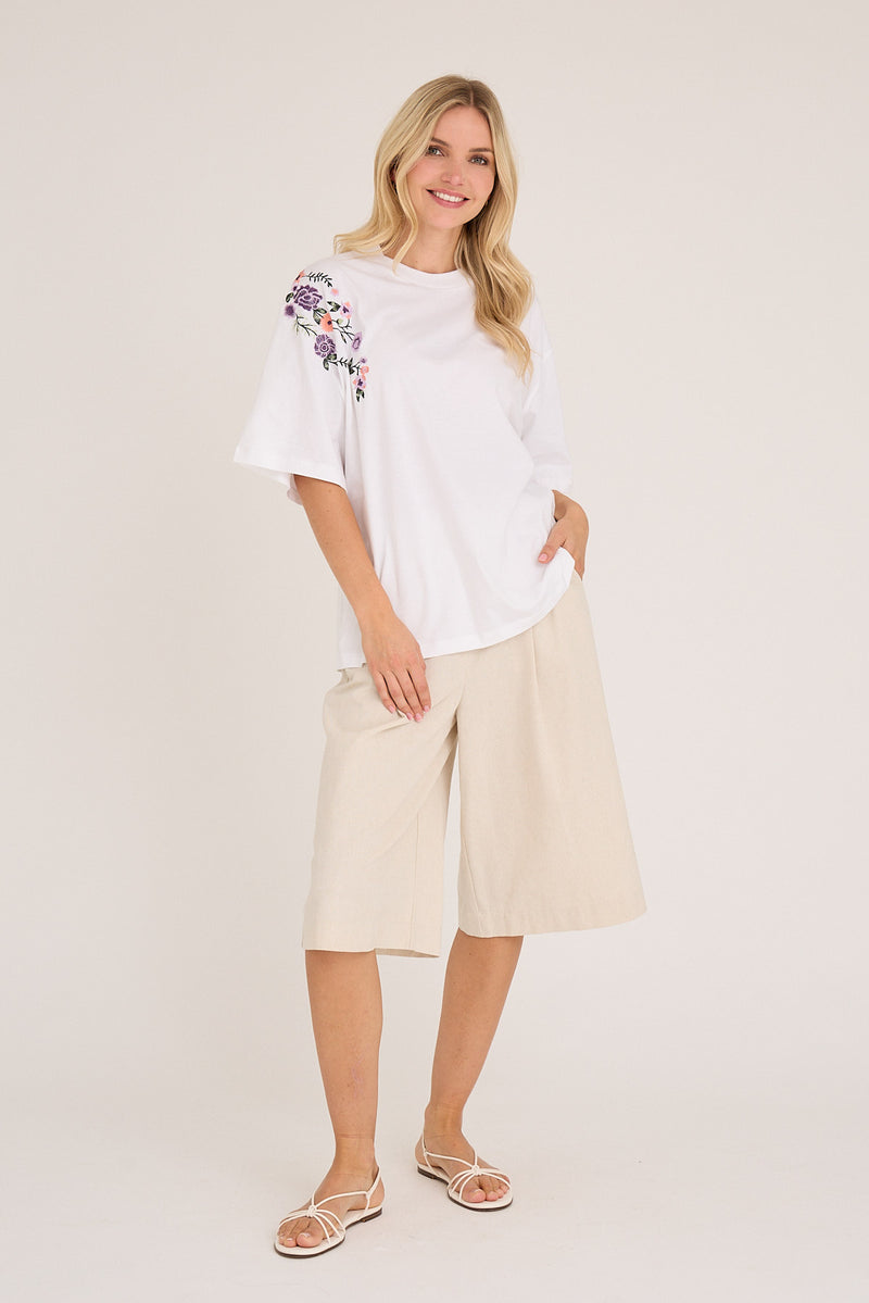 A-View Best Fuschia Tee AV8112 Tee 068 White/green