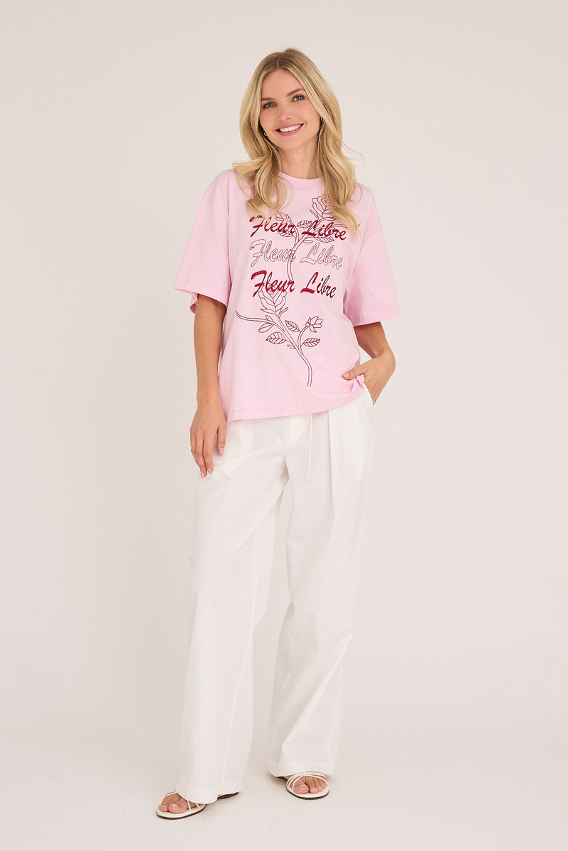 A-View Best Libre Tee AV8121 Tee 255 rose/red