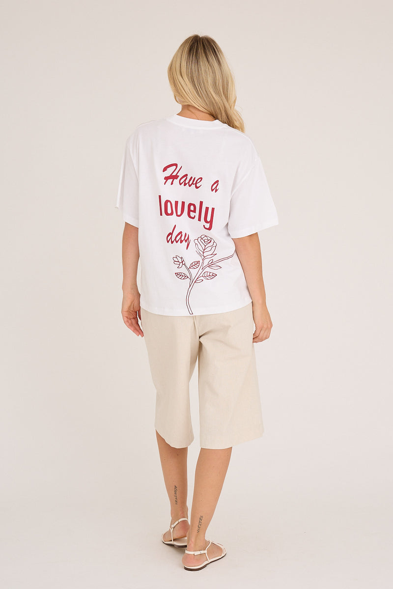 A-View Best Lovely Tee AV8120 Tee 000 White