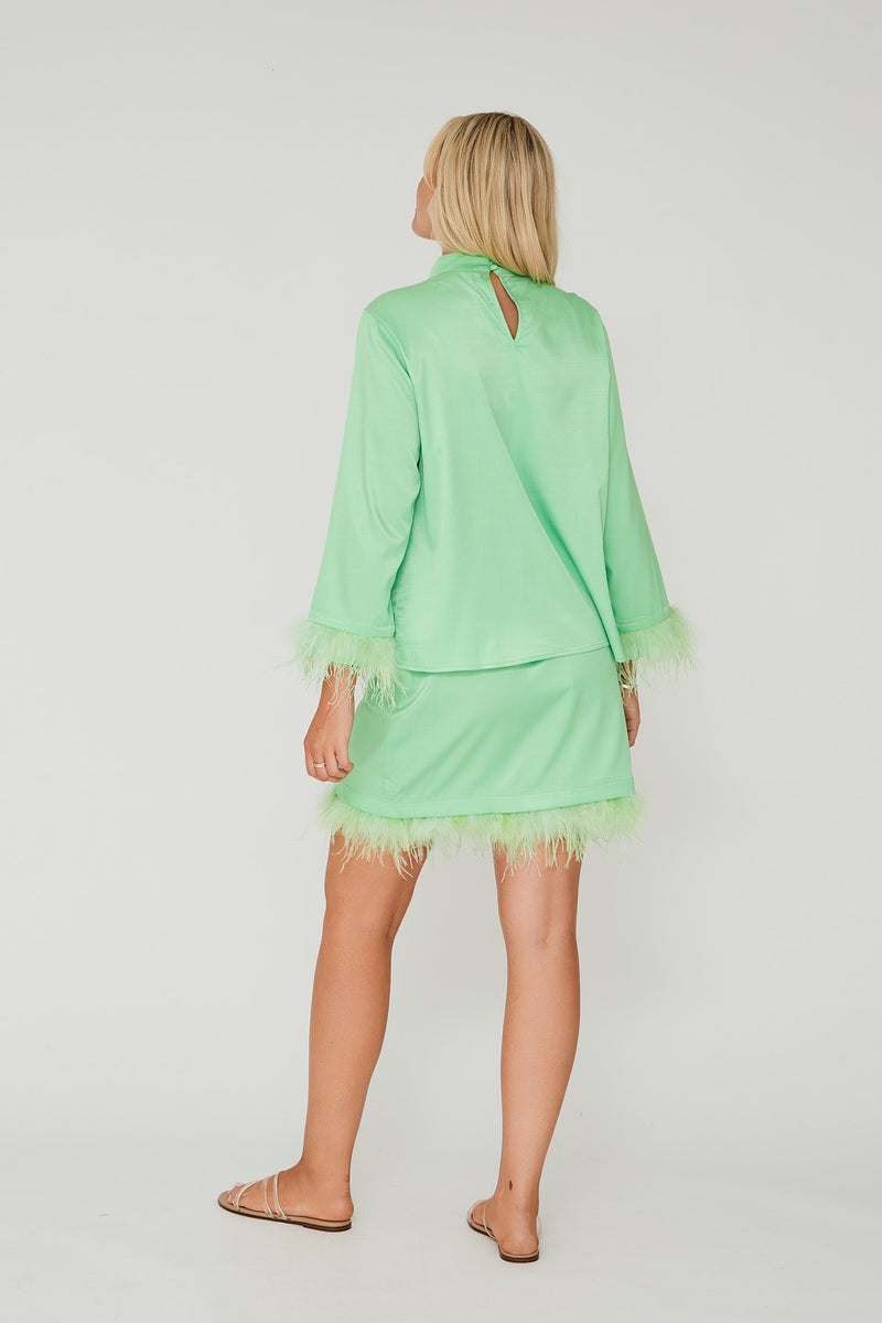 A-View Brady blouse AV4319 Blouse 855 Apple green