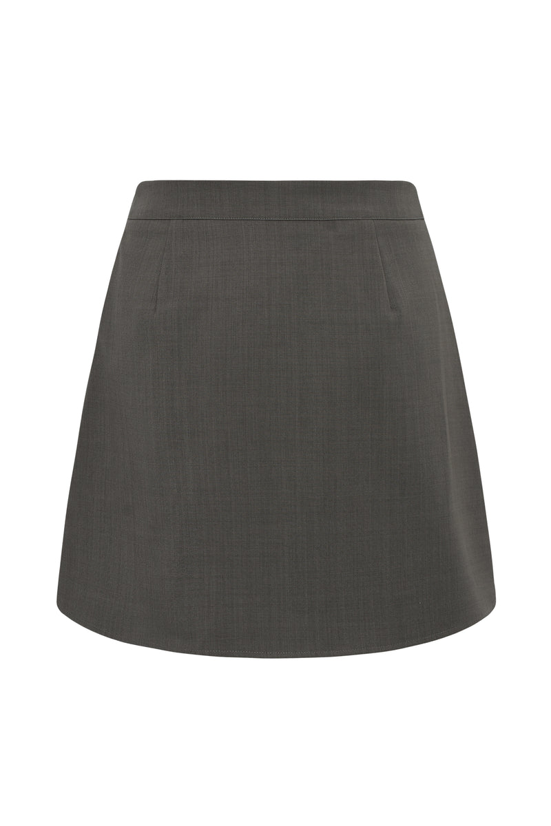 A-View Brigitte skirt AV7012 Skirt 990 Medium grey melange