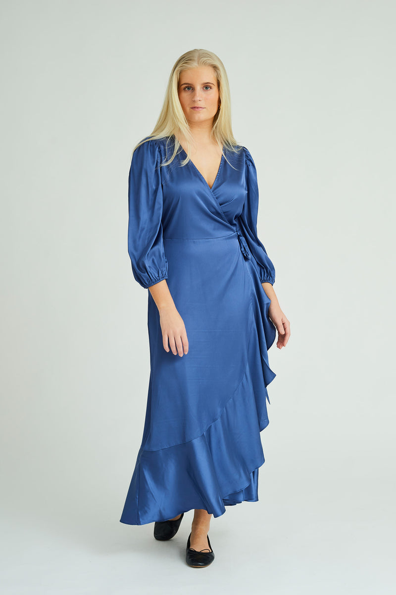 A-View Camilja dress AV4165 Dresses 146 Medium blue