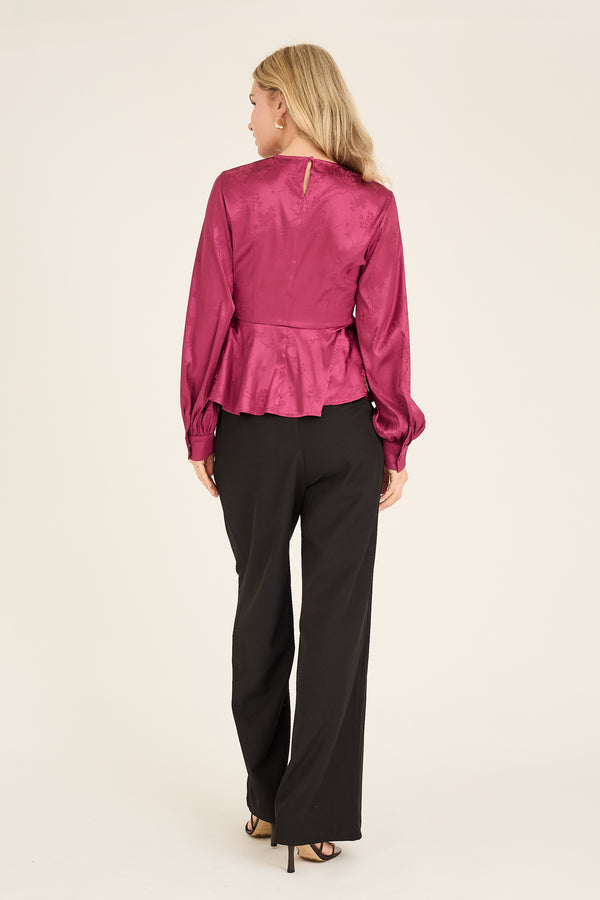 A-View Camino blouse AV7021 Blouse 266 Cabernet