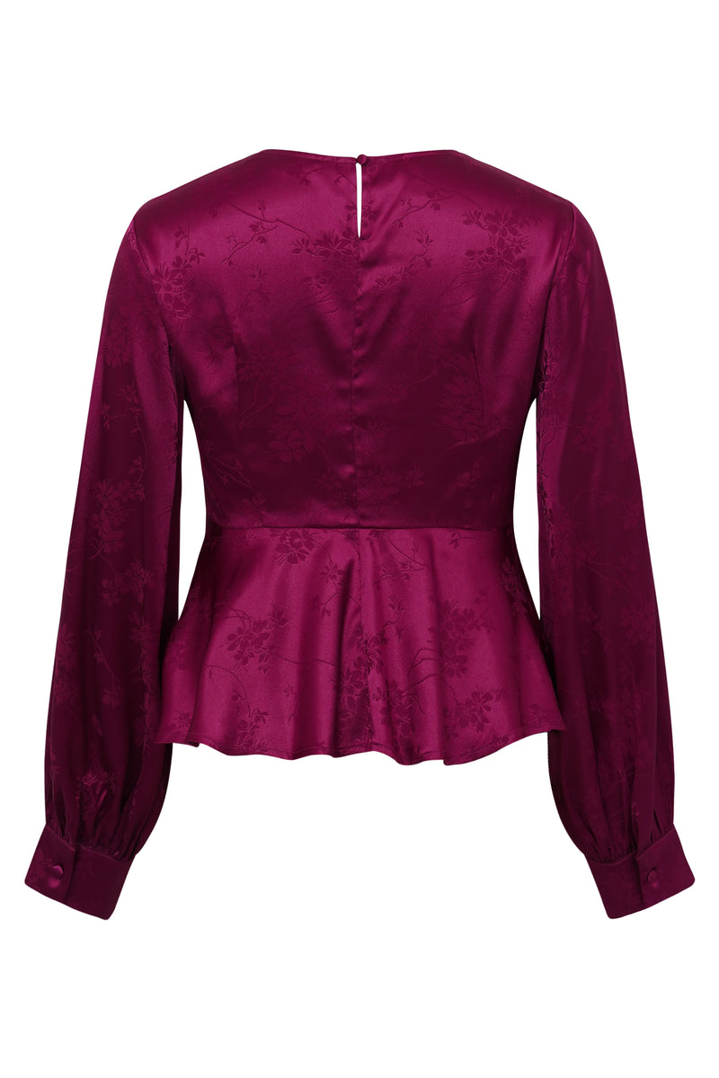 A-View Camino blouse AV7021 Blouse 266 Cabernet