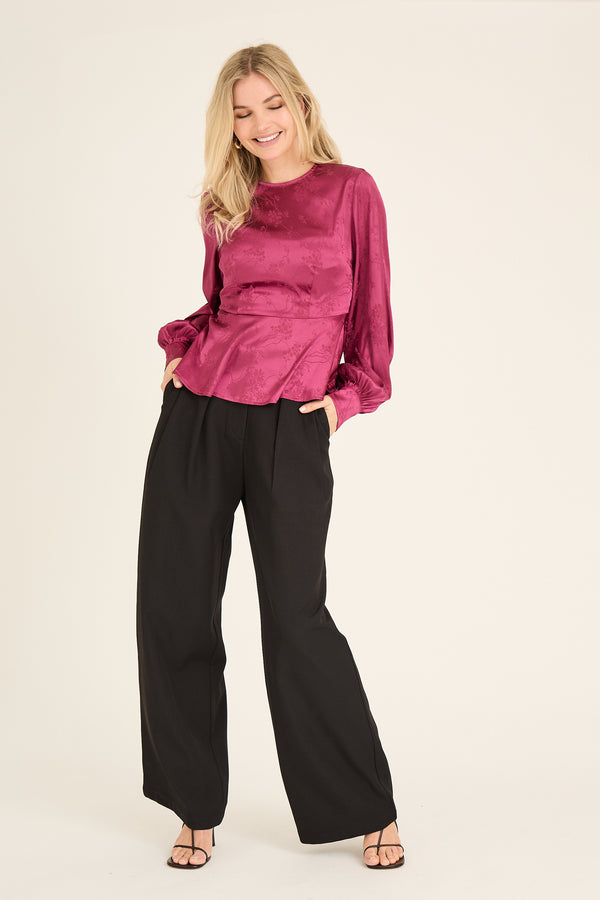 A-View Camino blouse AV7021 Blouse 266 Cabernet