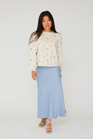 A-View Carry sateen skirt AV4220 Skirt 281 Blue