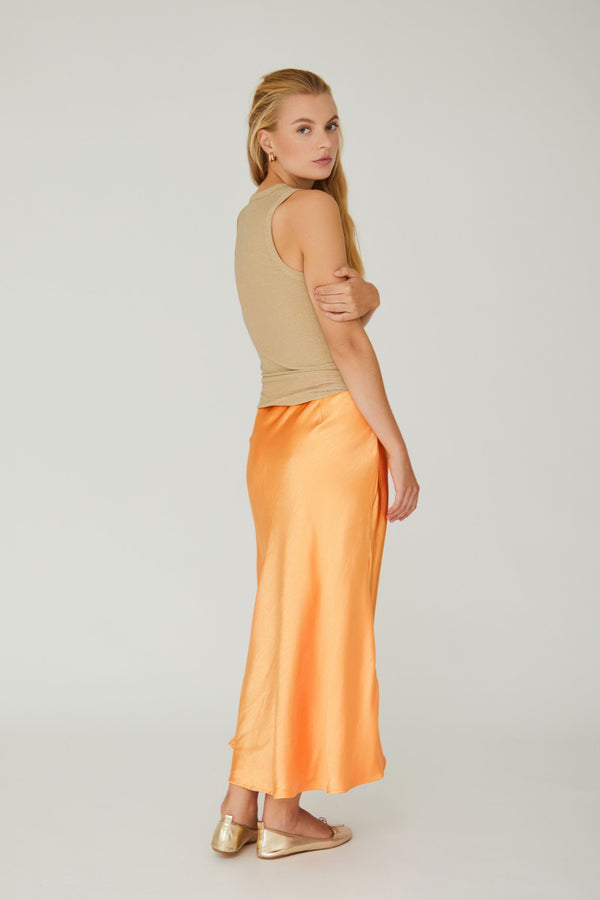 A-View Carry sateen skirt AV4607 Skirt 250 Orange