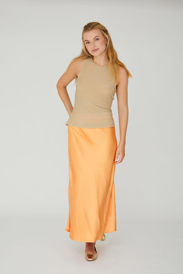 A-View Carry sateen skirt AV4607 Skirt 250 Orange