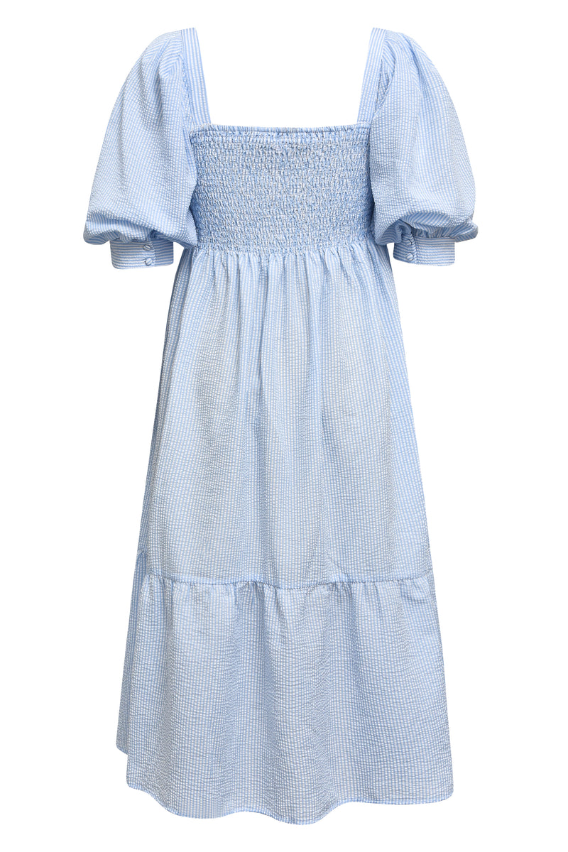 A-View Cheri stripe dress AV3891 Dresses 091 Blue/white