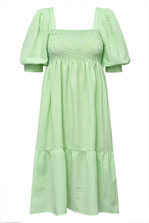 A-View Cheri stripe dress AV3891 Dresses mint green