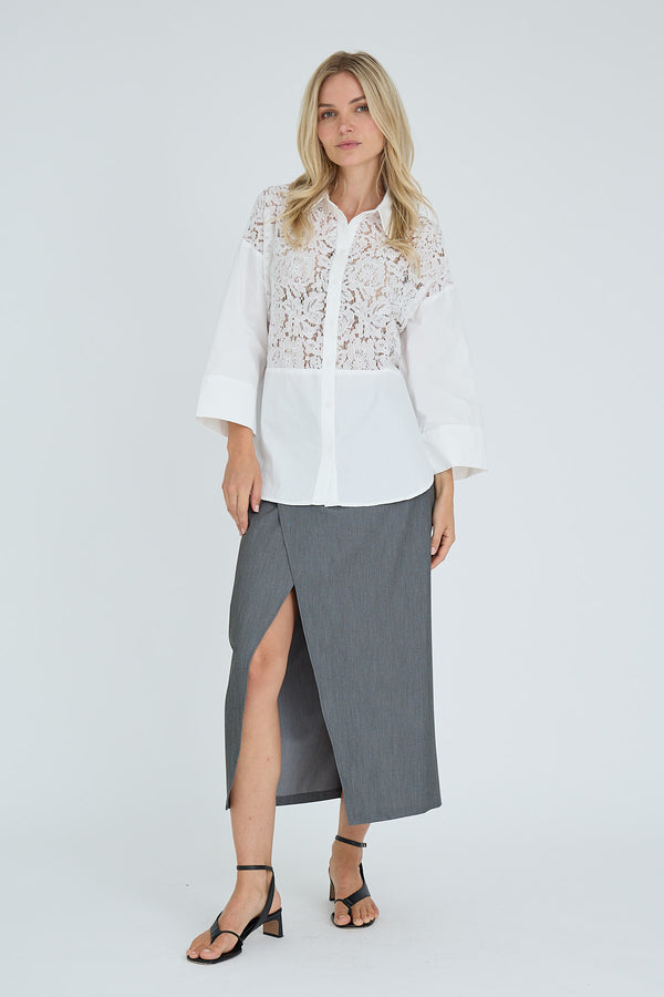 A-View Clara shirt AV8063 Shirts 000 White