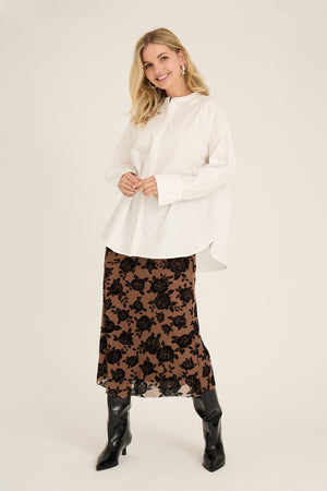 A-View Claudine skirt AV7003 Skirt 117 Brown