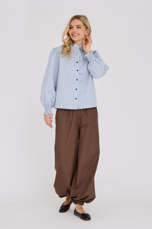 A-View Clova check shirt AV8260 Shirts 282 Light Blue