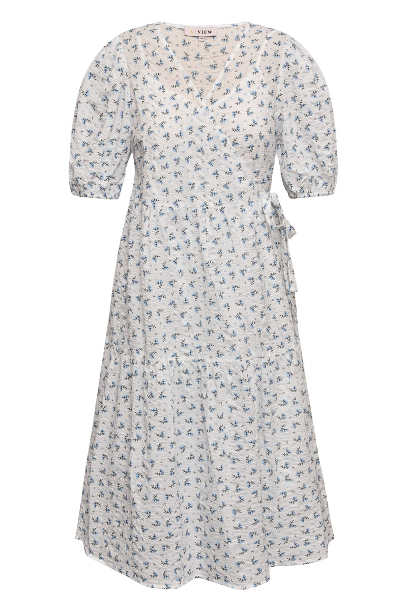 A-View Colvina dress AV4463 Dresses 144 White/Blue