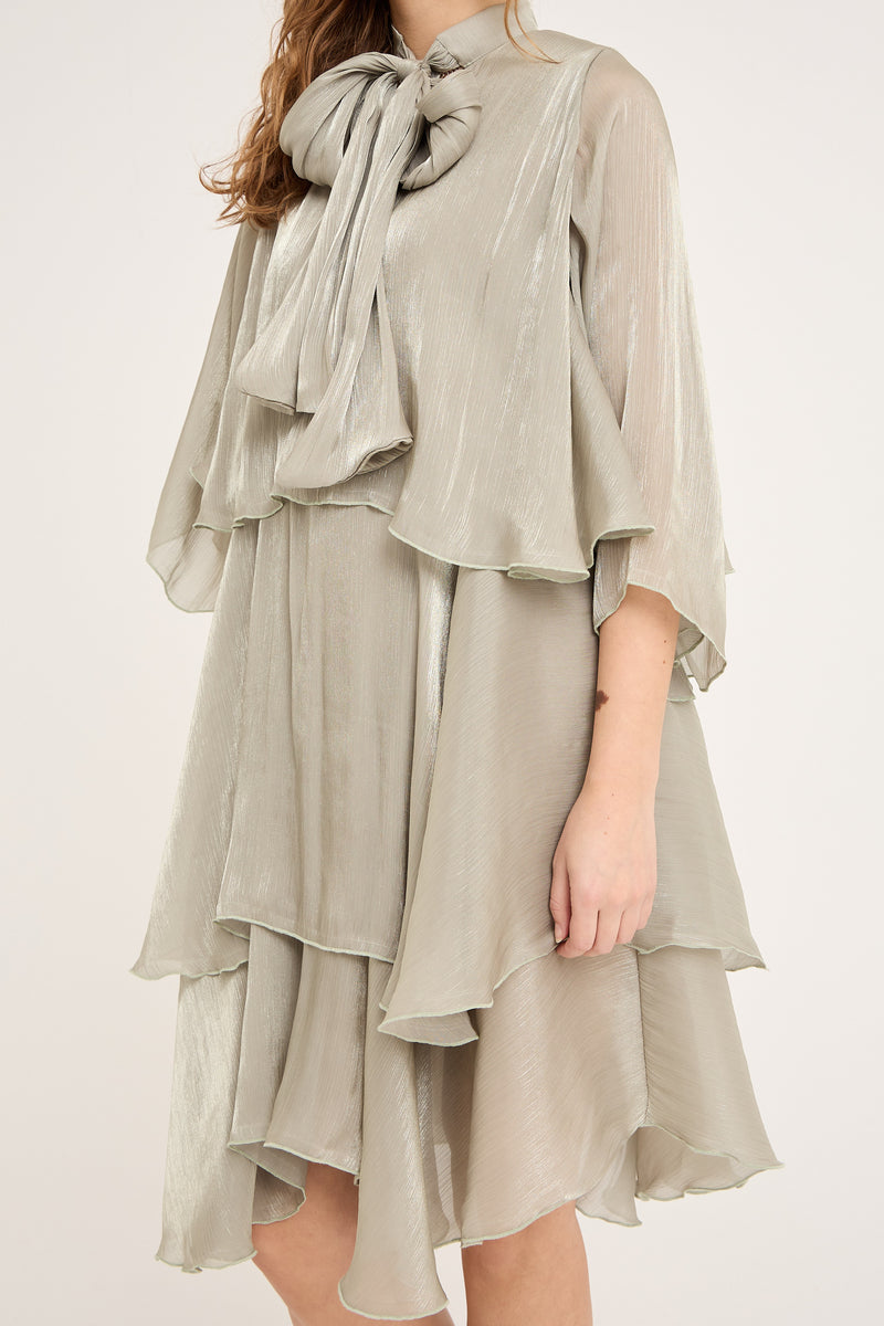 A-View Demi 3/4 sleeve dress AV6015 Dresses 148 Pale green