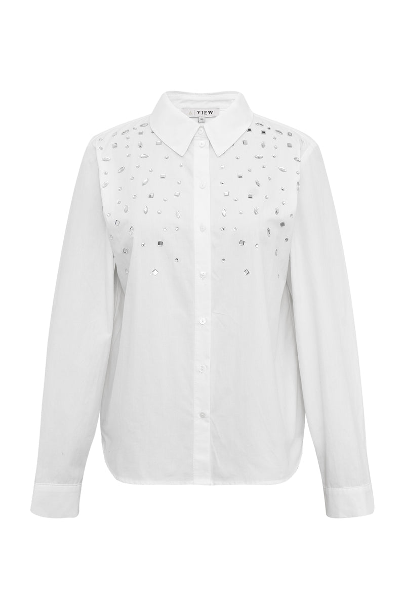 A-View Diamond shirt AV7016 Shirts 000 White