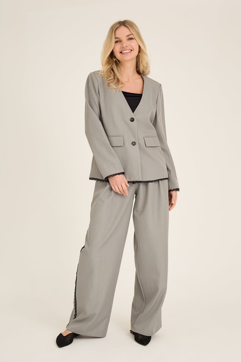 A-View Dupont pants AV7014 Pants 990 Medium grey melange