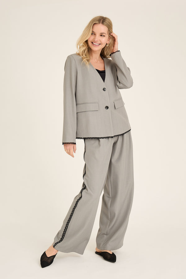 A-View Dupont pants AV7014 Pants 990 Medium grey melange