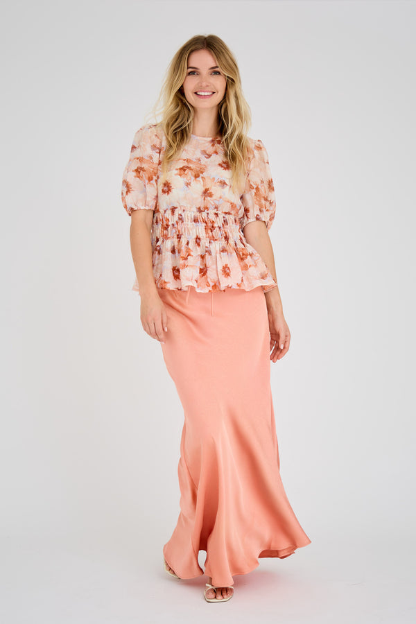 A-View Elena blouse AV5032 Blouse 291 Sand/peach