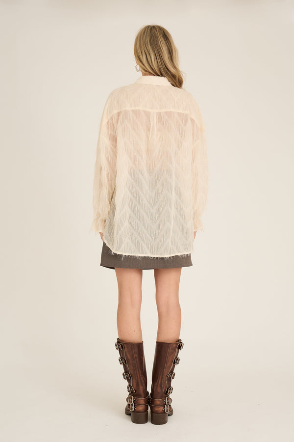 A-View Elna shirt AV7044 Shirts 005 Off white