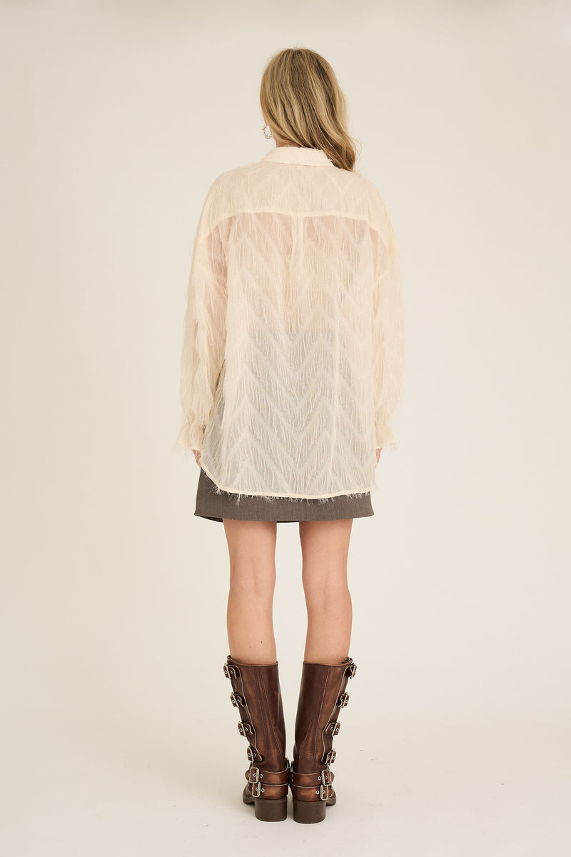 A-View Elna shirt AV7044 Shirts 005 Off white