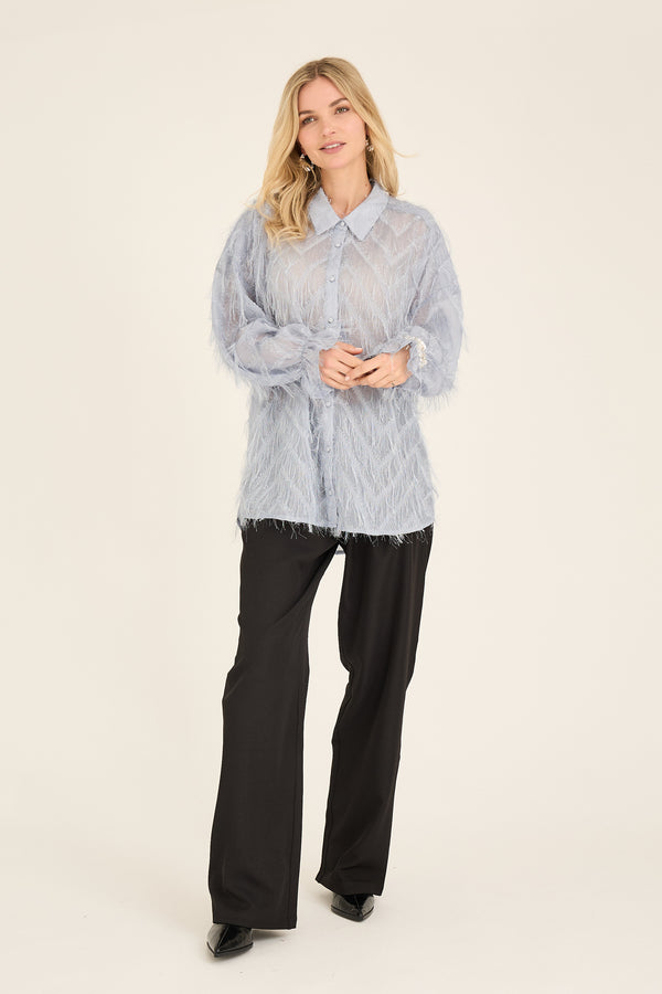 A-View Elna shirt AV7044 Shirts 282 Light Blue