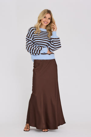 A-View Else knit pullover AV6035 Knit 150 Brown/Blue