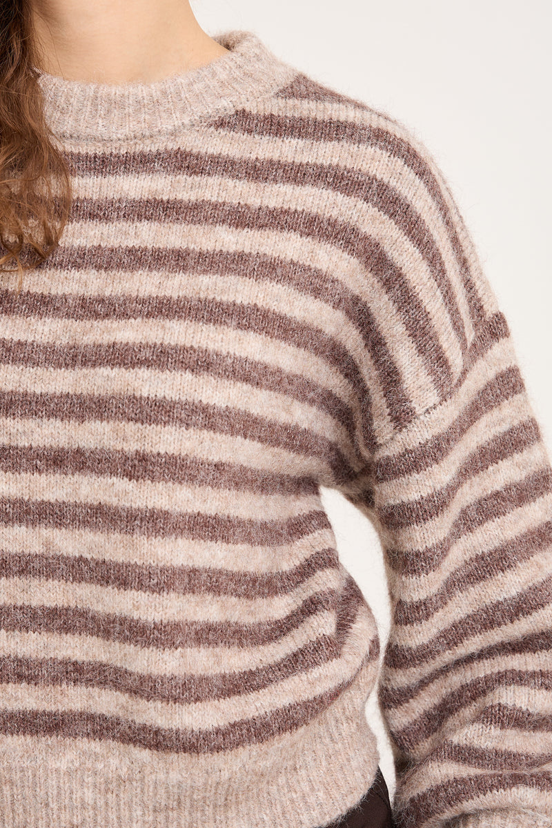 A-View Else knit pullover AV6035 Knit 186 Sand/brown