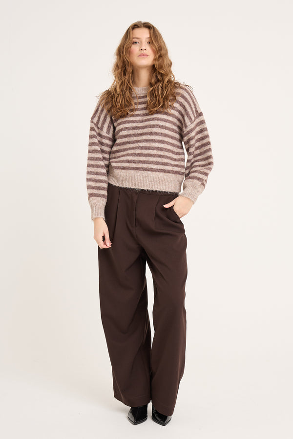 A-View Else knit pullover AV6035 Knit 186 Sand/brown