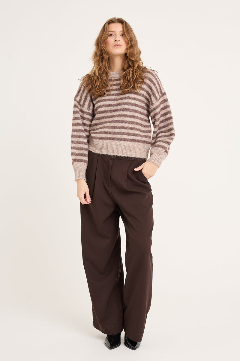 A-View Else knit pullover AV6035 Knit 186 Sand/brown